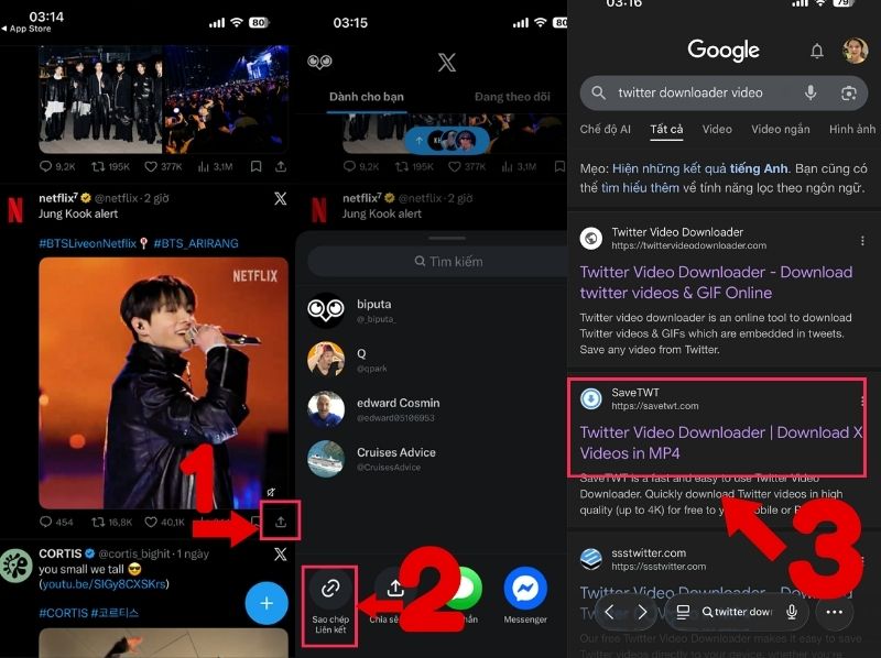 cách tải video trên Twitter về điện thoại
