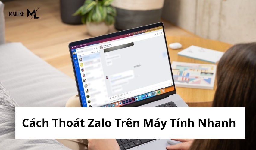 Cách đăng xuất Zalo web trên máy tính chỉ trong 1 giây