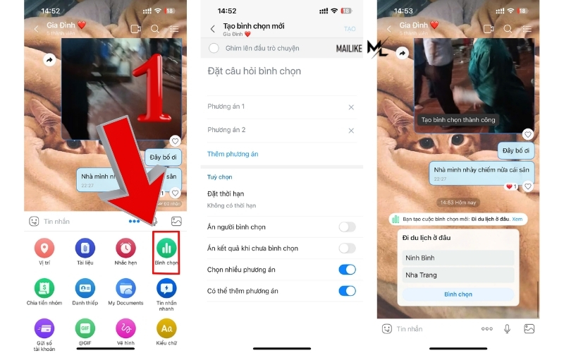 Cách tạo bình chọn trên Zalo dễ dàng