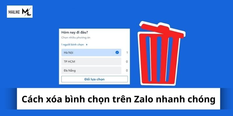 Cách xóa bình chọn trên Zalo siêu nhanh và đơn giản