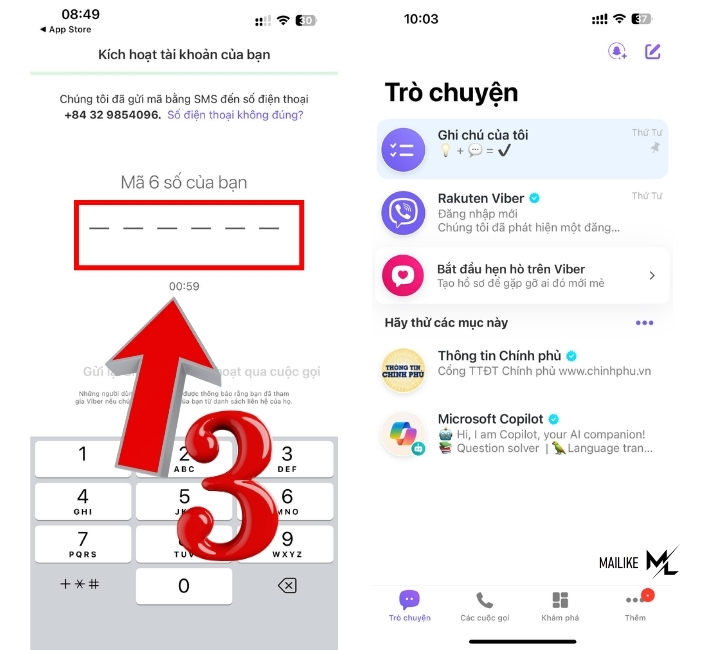 Đăng nhập Viber trên điện thoại dễ dàng