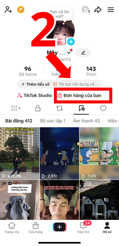 Chọn Đơn hàng của bạn