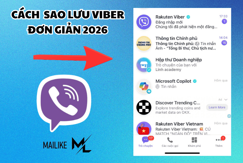 Cách Sao lưu Viber