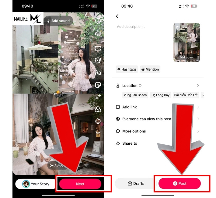 Hoàn tất cách đăng bài lên Tiktok nhanh chóng