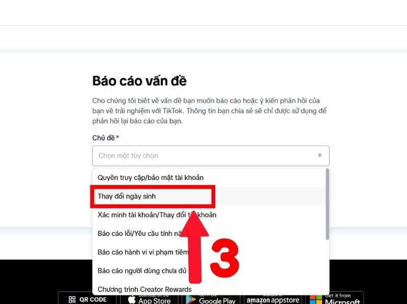 cách đổi ngày sinh trên TikTok để mua hàng