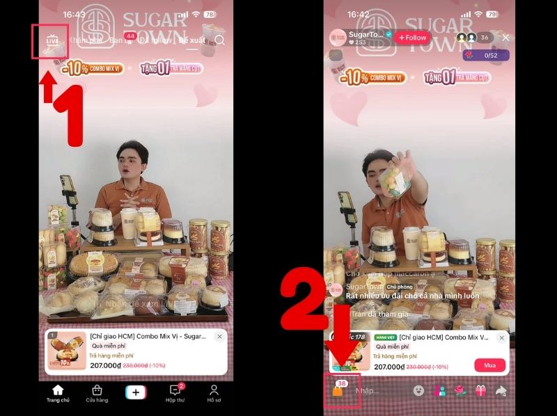 cách mua hàng trên tiktok