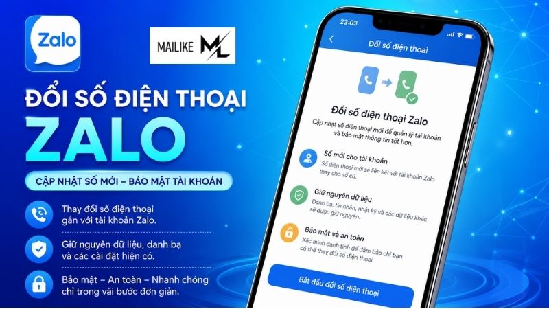 Cách đổi Sdt Zalo