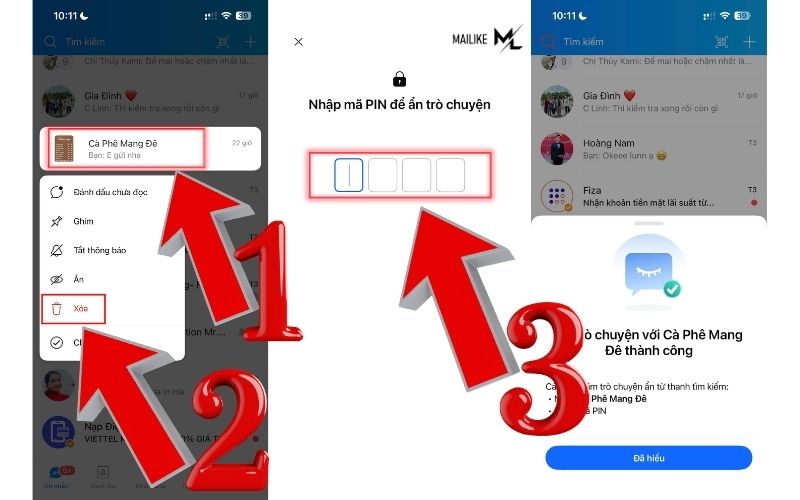 Cách ẩn tin nhắn Zalo trên điện thoại cực dễ dàng
