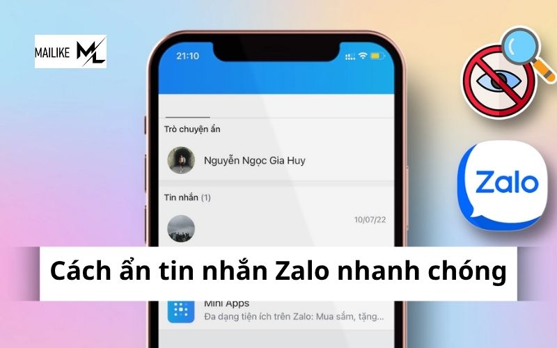 Hướng dẫn cách ẩn tin nhắn Zalo trên điện thoại, máy tính