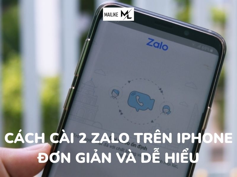 cách cài 2 zalo trên iphone
