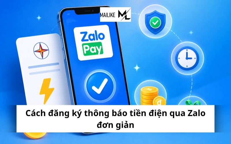 Để đăng ký nhận thông báo và tra cứu tiền điện qua Zalo, bạn mở ứng dụng Zalo