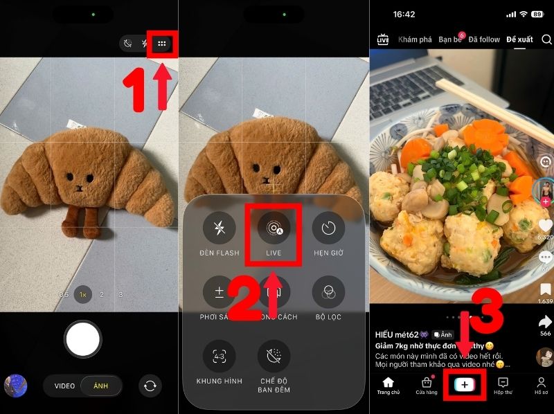 cách làm live photo trên tiktok