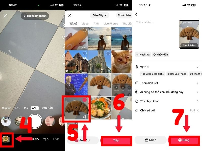cách làm live photo trên tiktok