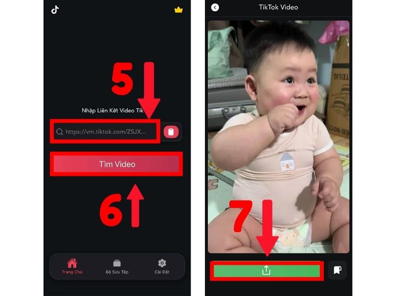 cách lưu video tiktok không có id