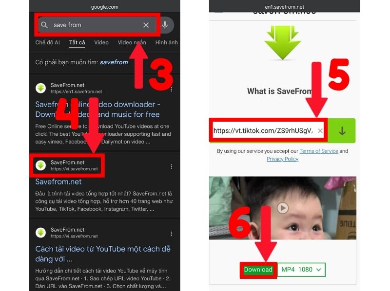 cách lưu video tiktok không có id