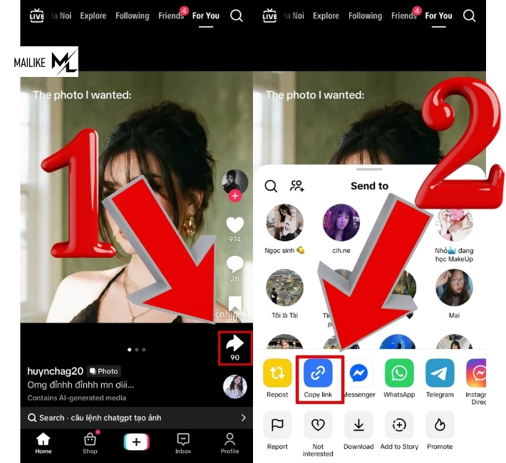 Sao chép video cần lưu khi không có nút lưu