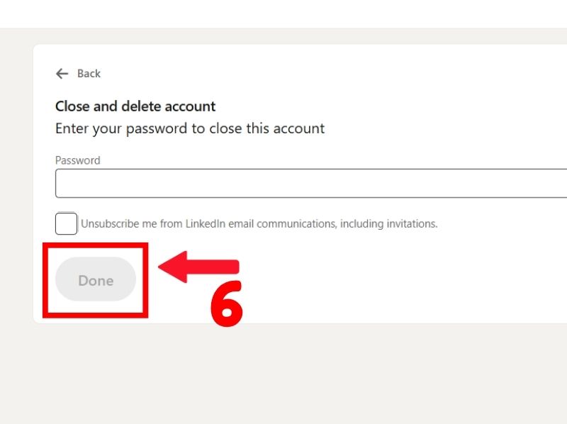 cách xóa tài khoản linkedin