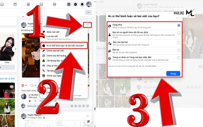 Cách cài đặt bình luận trên facebook qua 1 bài viết