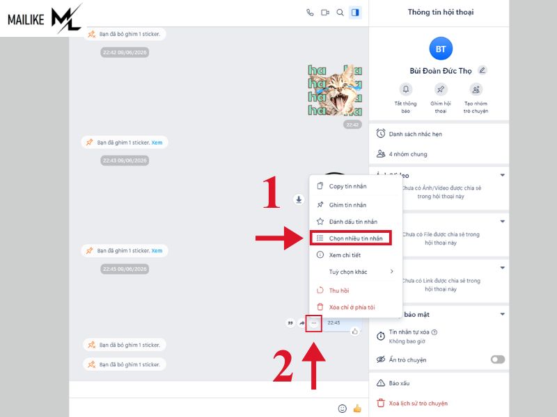 Cách Gửi Zalo Cho Nhiều Người