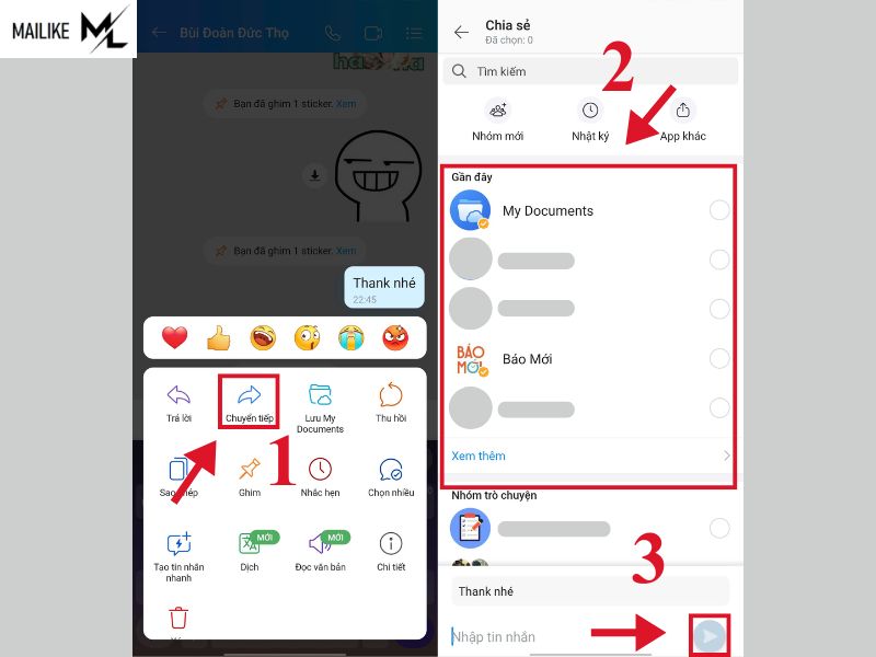 Cách Gửi Zalo Cho Nhiều Người