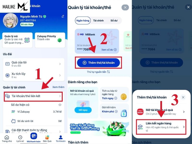 Cách nạp tiền zalo pay