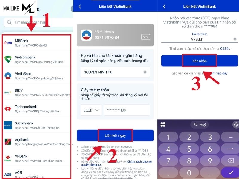 Cách nạp tiền zalo pay