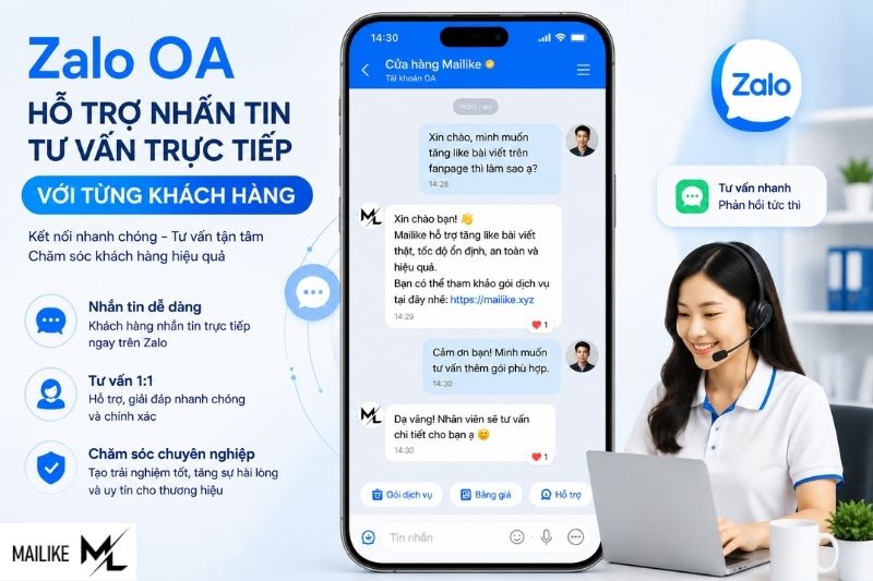 Cách sử dụng Zalo OA