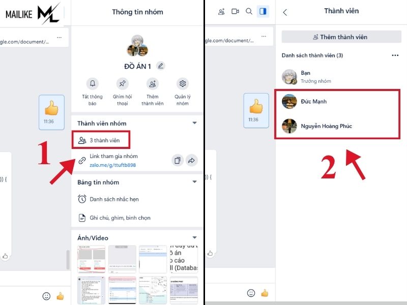 Cách xóa thành viên trong nhóm Zalo