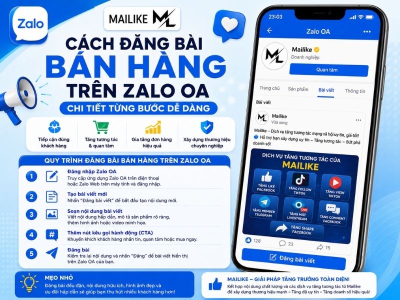 cách đăng bài bán hàng trên zalo shop