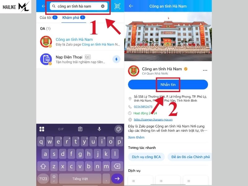 Cách làm thẻ căn cước qua Zalo