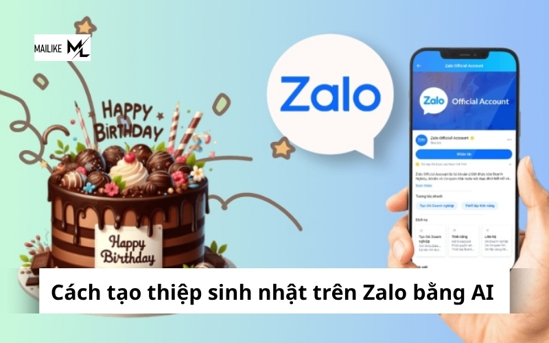 Cách tạo thiệp chúc mừng sinh nhật bằng AI trên Zalo