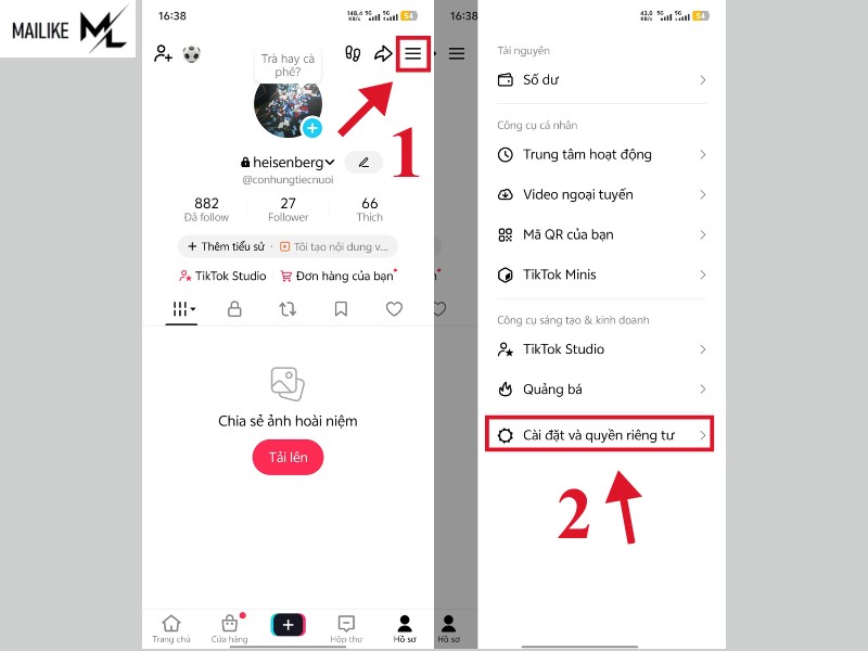 Cách xem video đã xem trên TikTok 
