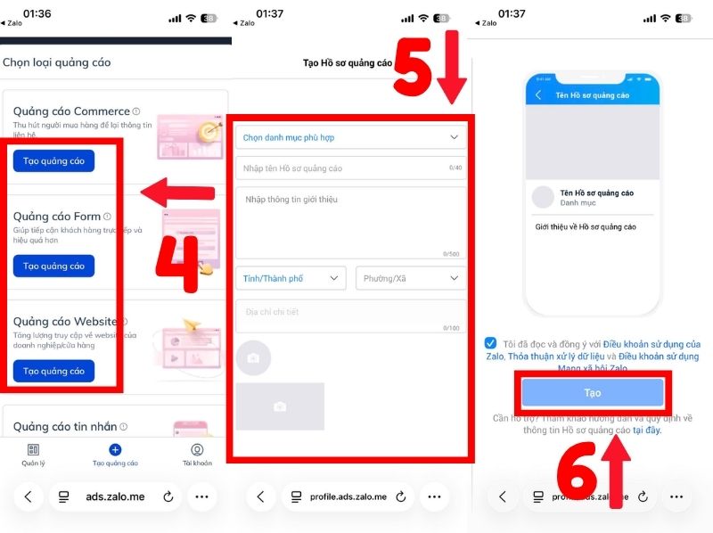 cách chạy quảng cáo Zalo