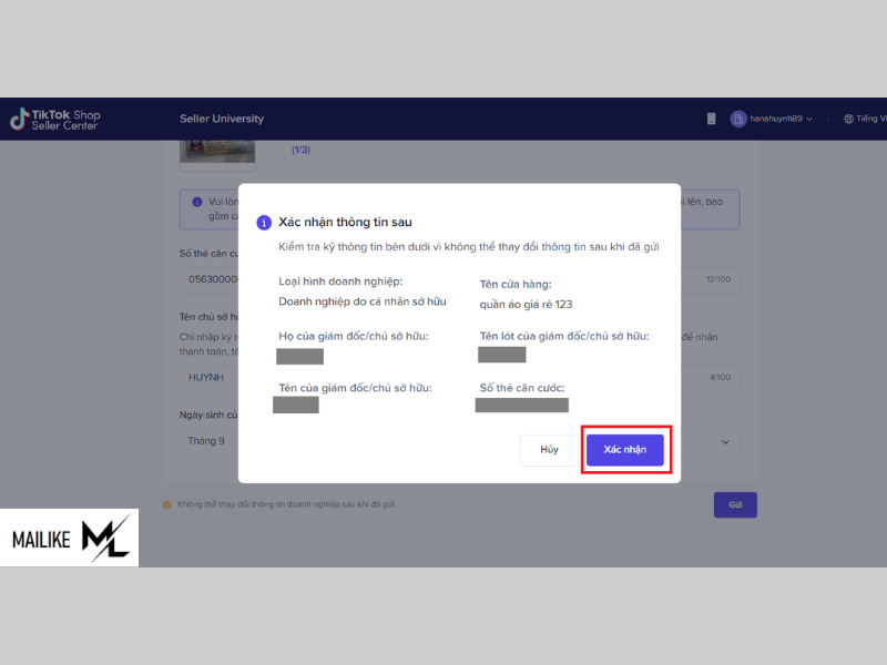 cách đăng ký tiktok shop