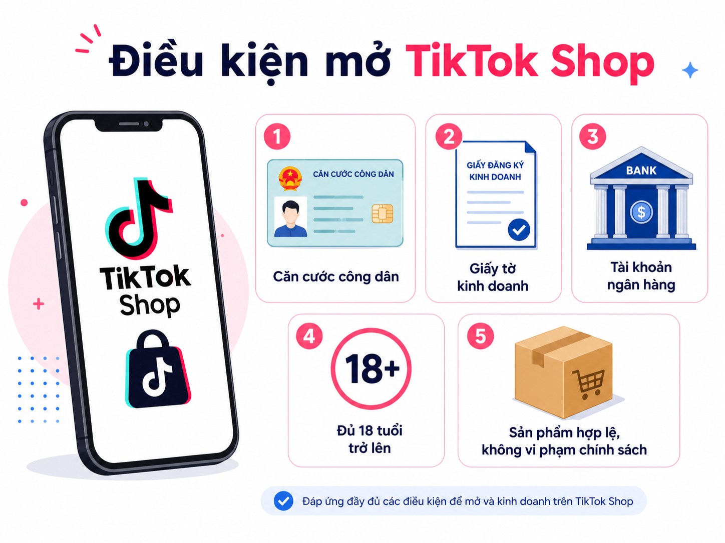 Cách đăng ký TikTok Shop trên điện thoại chi tiết cho người mới