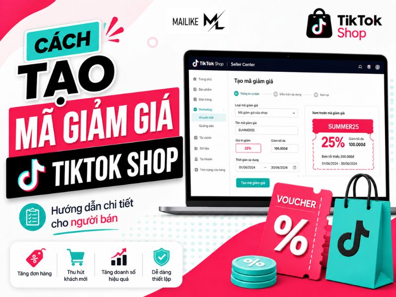 Cách Tạo Mã Giảm Giá TikTok Shop Cho Người Bán
