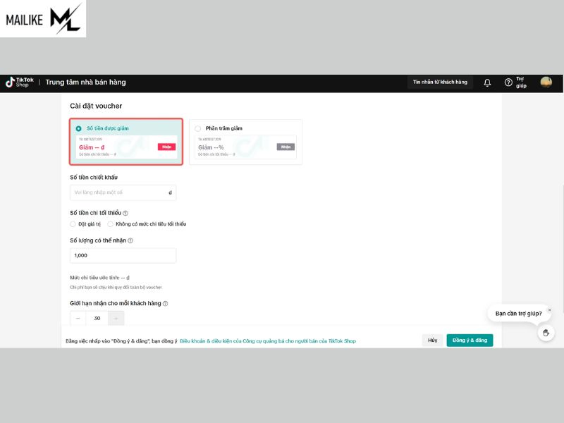 Cách Tạo Mã Giảm Giá TikTok Shop Cho Người Bán