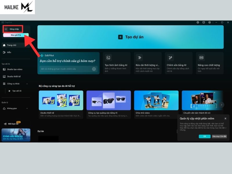 Cách đăng ký tài khoản CapCut bằng TikTok nhanh