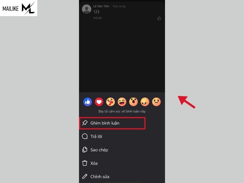 Cách ghim bình luận trên Facebook đơn giản, nhanh chóng