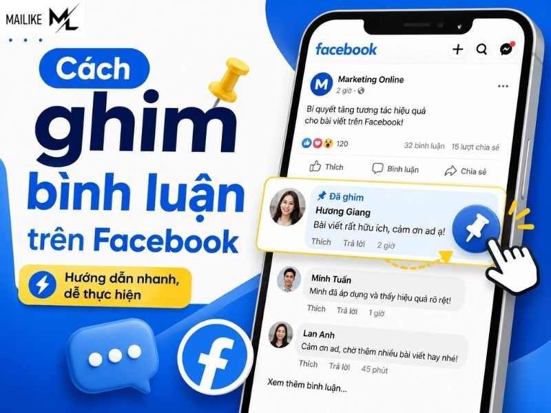 Cách ghim bình luận trên Facebook đơn giản, nhanh chóng