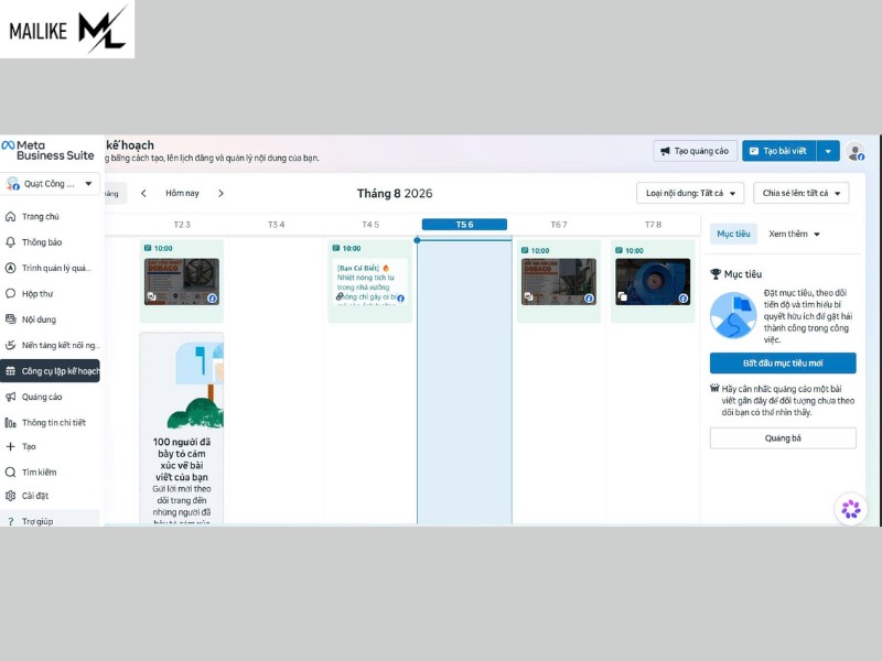 Cách lên lịch đăng bài trên Facebook
