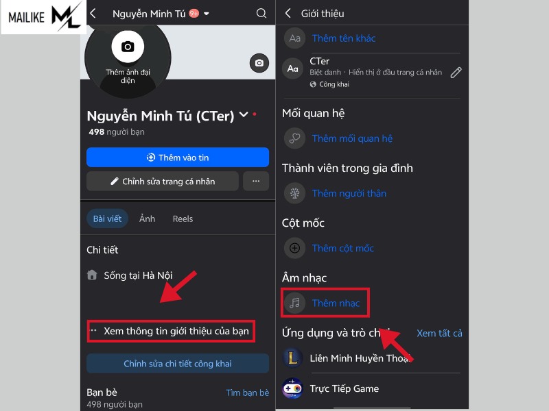 Cách thêm nhạc vào trang cá nhân Facebook