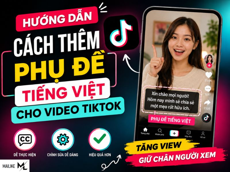 Cách thêm phụ đề tiếng Việt cho video TikTok