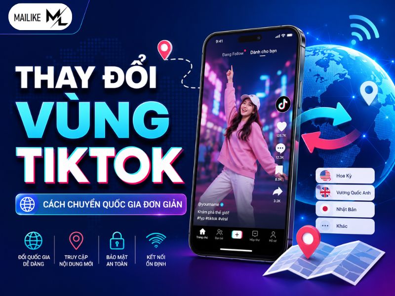 Thay đổi vùng TikTok