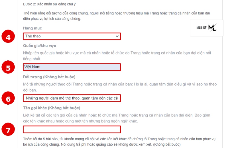 Cách đăng ký tích xanh cho tài khoản Facebook cá nhân nhanh chóng