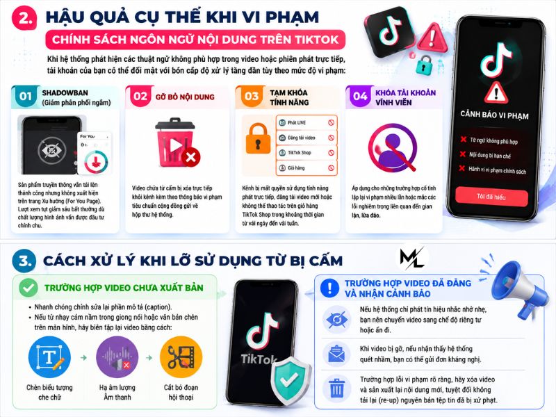 từ khóa bị cấm trên tiktok 2026
