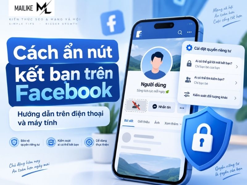 Cách ẩn nút kết bạn trên Facebook
