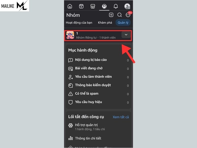 Cách bật, tắt các huy hiệu trong nhóm Facebook