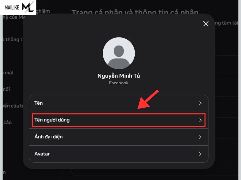 Cách đổi UID Facebook