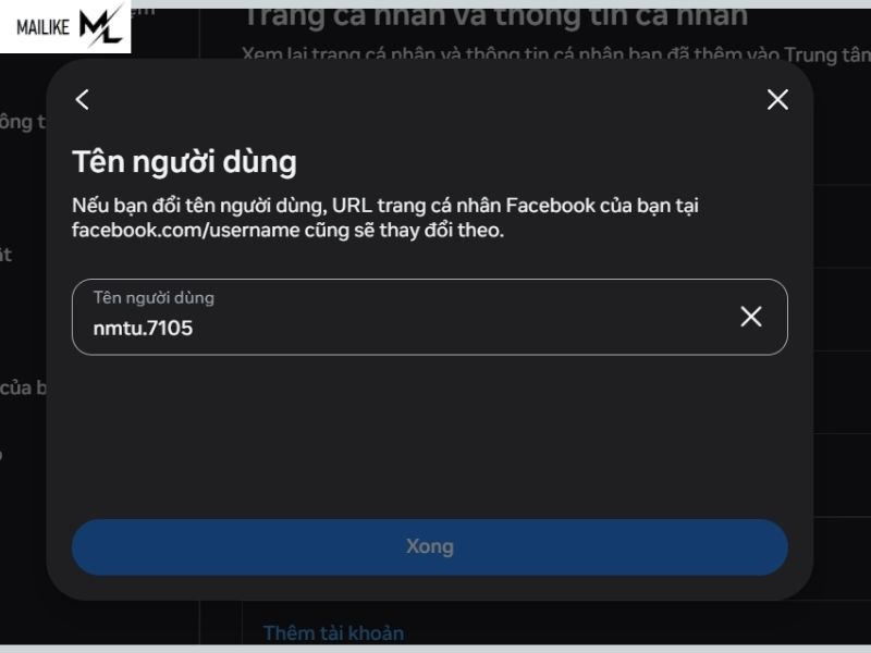 Cách đổi UID Facebook
